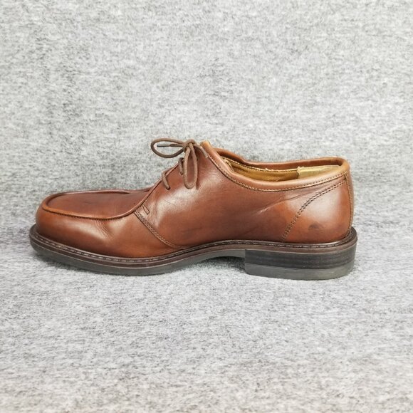 ✅Florsheim Ease Brown Leather Apron-Toe Oxford Business Dress Shoes Men's 9.5M - Picture 10 of 11